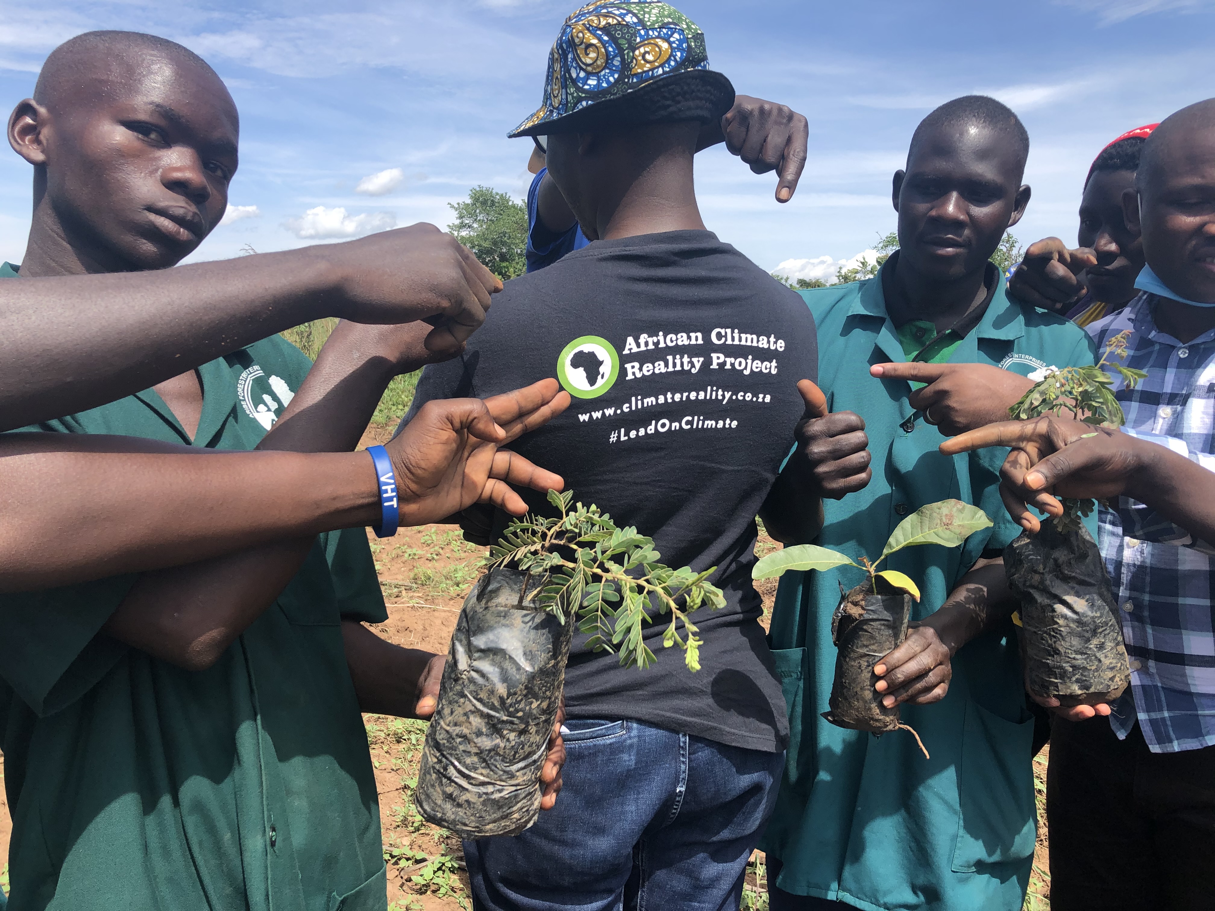 African Climate Reality Project tree planting
